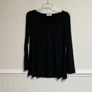 Malist Black Long sleeve Top size Large